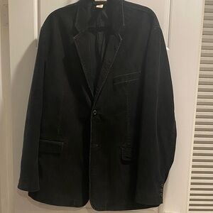 DKNY Black corduroy blazer 

Size XXL

Color black